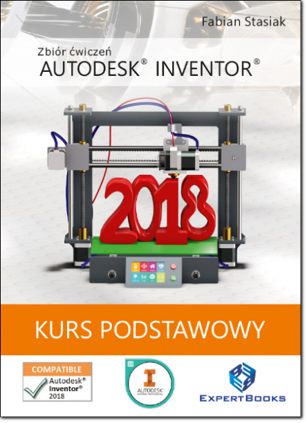 Książki do nauki Inventora 2018, książka Inventor 2018, fabian stasiak
