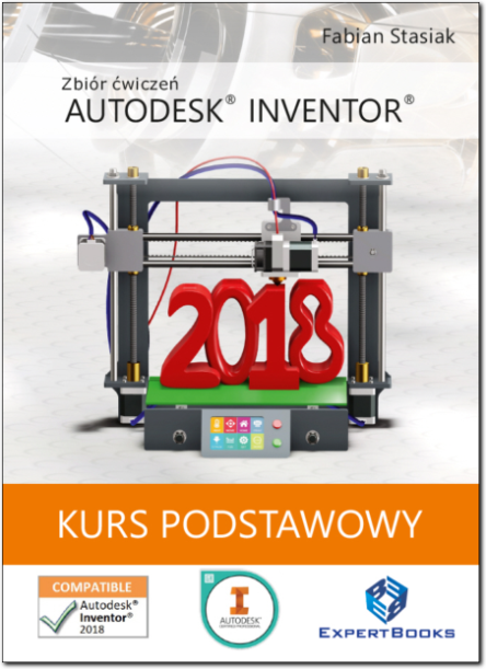 Książki do nauki Inventora 2018, książka Inventor 2018, fabian stasiak