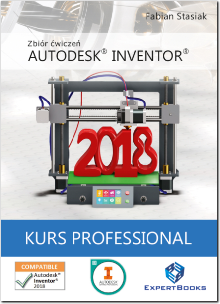 Książki do nauki Inventora 2018, książka Inventor 2018, fabian stasiak