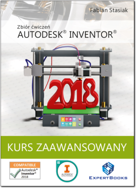 Książki do nauki Inventora 2018, książka Inventor 2018, fabian stasiak