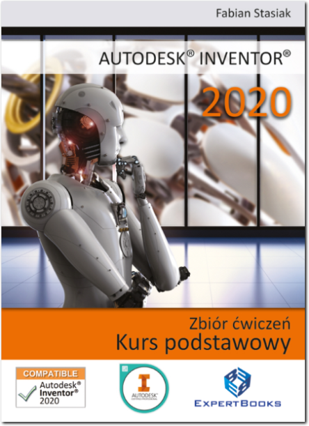 Książki do nauki Inventora 2020, książka Inventor 2020, fabian stasiak, kurs podstawowy